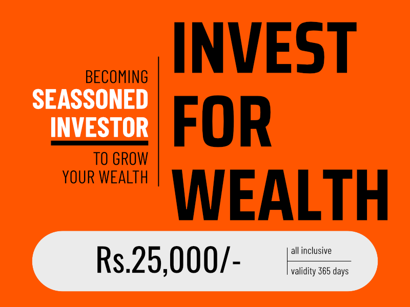 Learn to Invest so you Become wealthy at just Rs.25,000